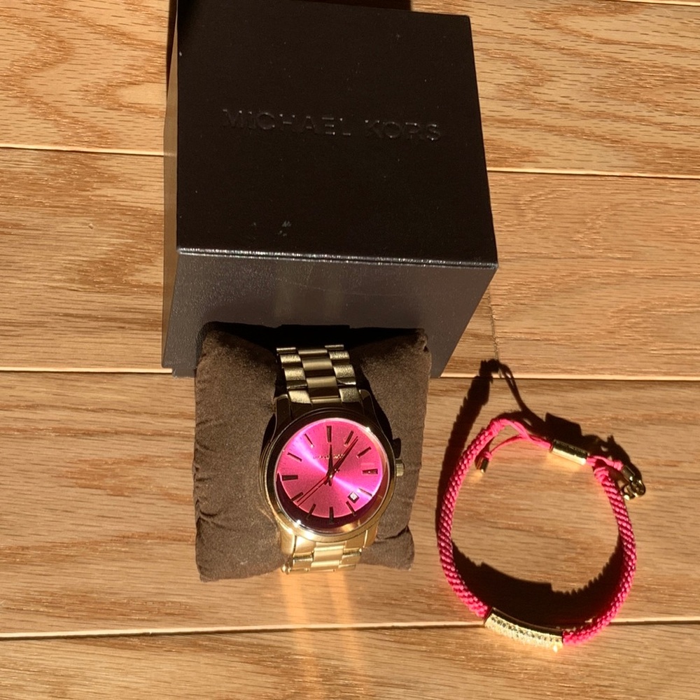 Mikael Kors watch & bracelet